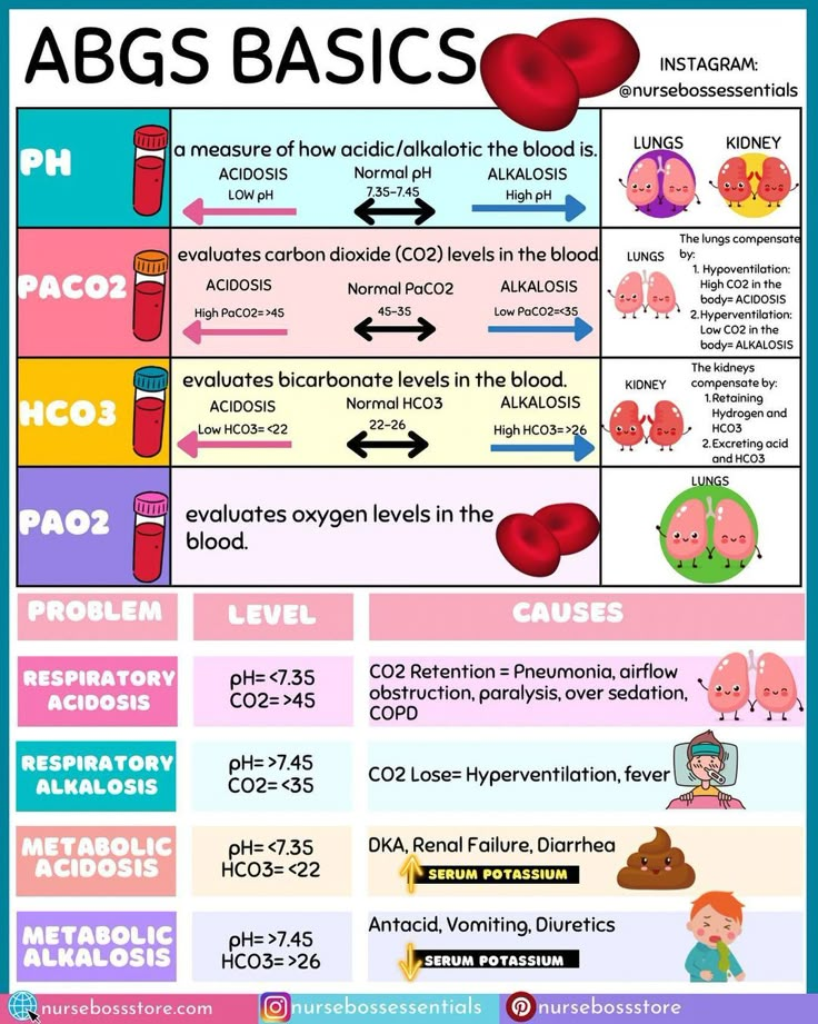 the abcs basics chart for children's learning about blood and their health needs