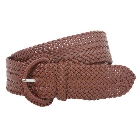 a brown belt with braiding on it