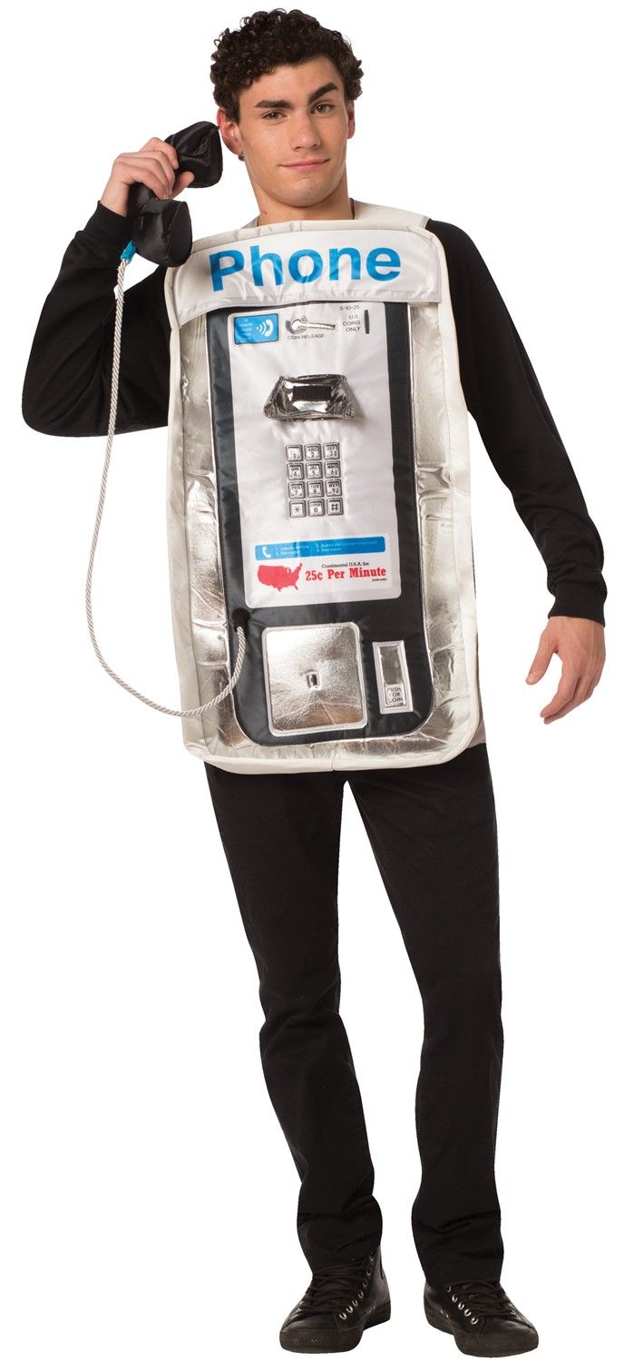 a man in a cell phone costume