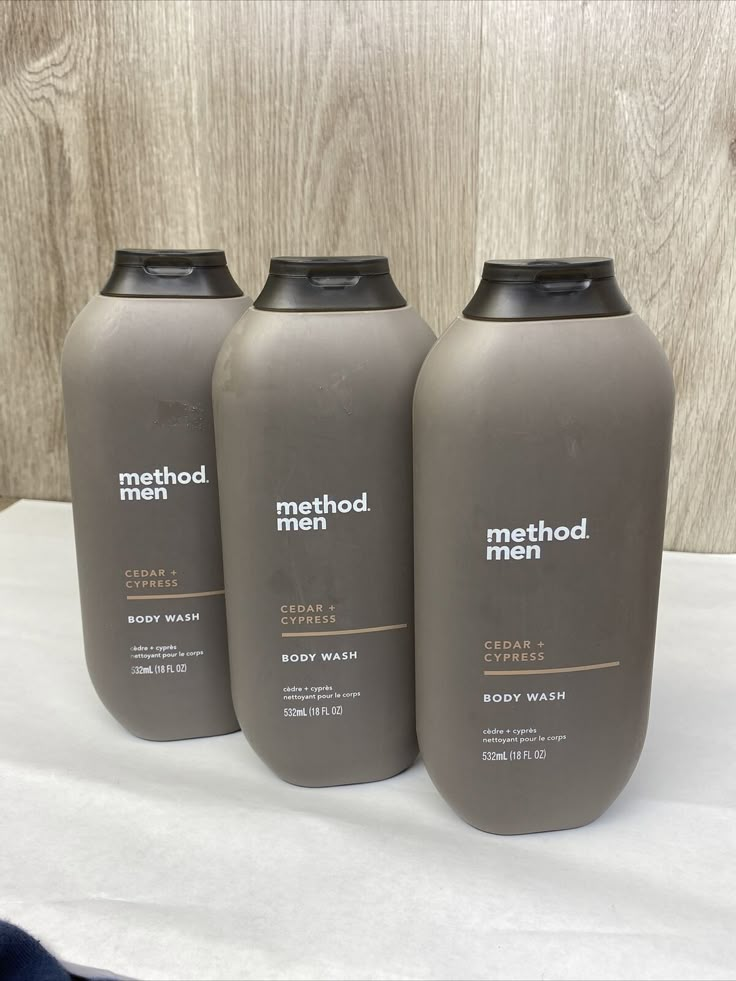 This is for a 2 pack of Men’s — Method Cedar + Cypress Body Wash — Woodsy Forest Inspired Scent — 18 oz — 3 Pack. Please look at the photos carefully as they are also part of the description to ensure that it is to your satisfaction as we can not accept returns at this time. We package well and ship promptly. Shipped with USPS Priority Mail. Thanks for looking! Men Skin Care, Guys Grooming, Best Body Wash, Men Skin Care Routine, Mens Body Wash, Skin Care Basics, Skin Care Routine Order, Body Hygiene, Healthy Skin Tips