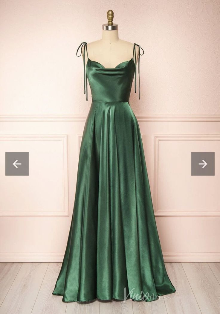 Ress Sage Green Ball Dresses, Dark Green Prom Dresses Corset Top, Dark Sage Green Dresses, Silk Winter Formal Dress, Prom Dresses Not Tight, Forest Green Grad Dresses, Dark Green Elegant Dress, Green Grad Dresses, Green Gala Dresses