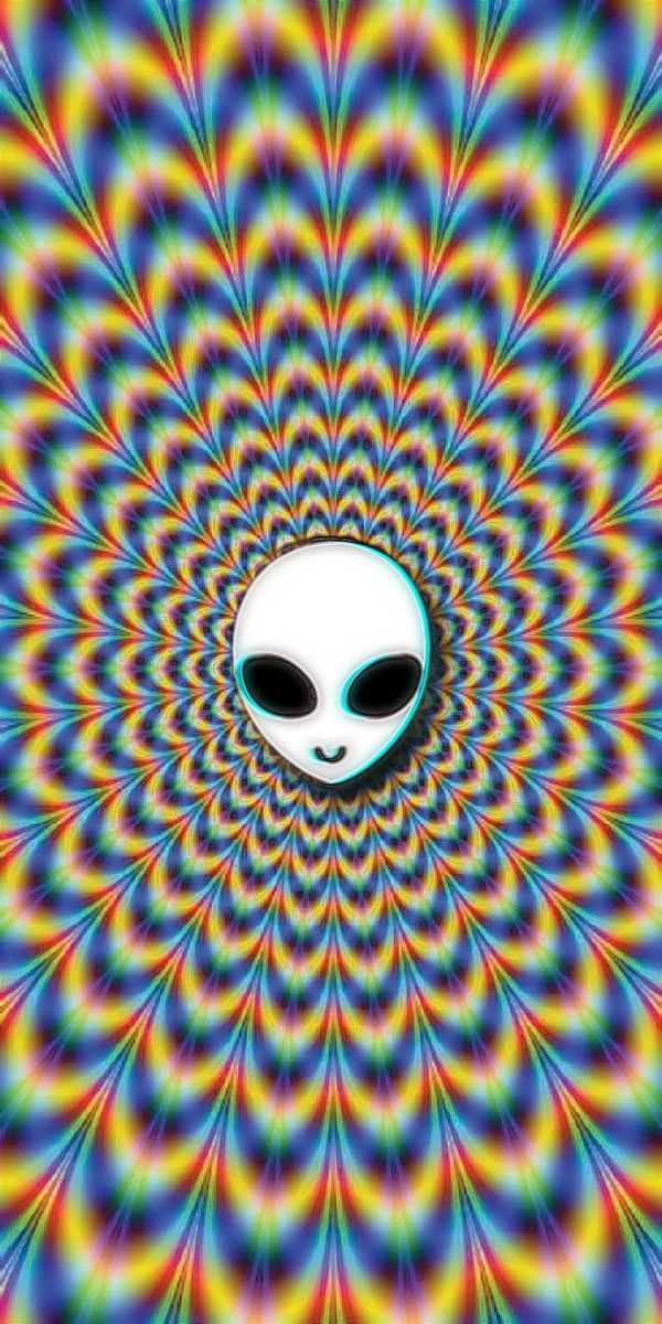 Alien Poster, Trippy Alien, Art