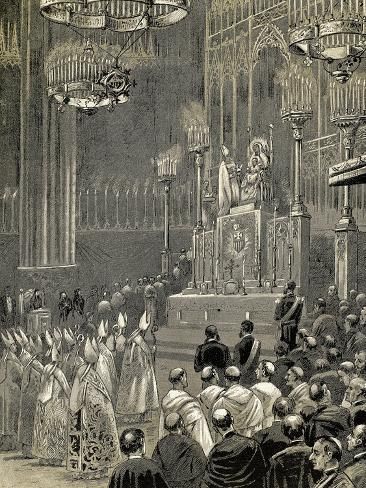 'Coronation of the Virgin of Mercy in the Cathedral of Barcelona ...