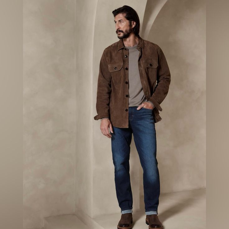 Lumberjack Style, Travel Jeans, Big Men Fashion, Stylish Men Casual, Banana Republic Men, Mens Fashion Rugged, Rugged Style, Mens Jeans Slim, Mens Fashion Fall#MensOutfitAesthetic #AestheticOutfitsMen #FashionAestheticMen #MensStyleInspo #OutfitInspo #AestheticMenswear Slim Mens Fashion, Travel Jeans, Lumberjack Style, Big And Tall Style, Big Men Fashion, Jean Color, Stylish Men Casual, Mens Fashion Rugged, Fall Outfits Men