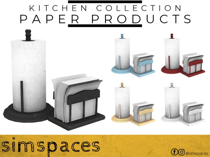 the kitchen collection paper products are shown in various sizes and shapes, with different materials to choose from