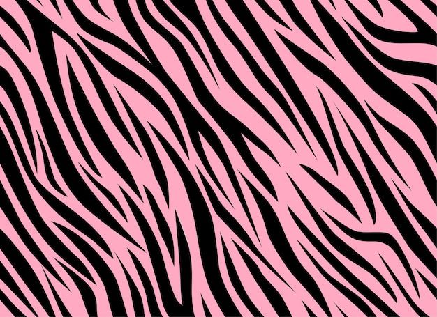 a pink and black zebra print background