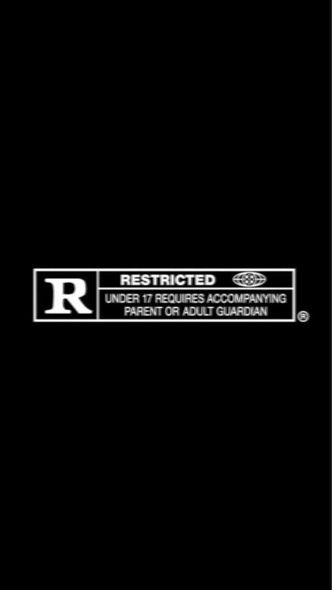 the front cover of an electronic book with black background and white lettering that reads restricted