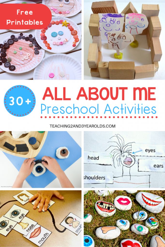 all about me preschool activities and crafts for kids to do at school or home with