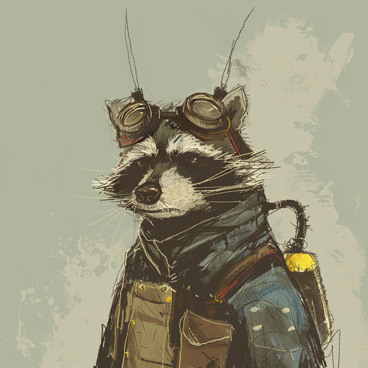 Fallout Raccoon Dnd Raccoon, Tactical Raccoon, Tactical Animals, Anthropomorphic Raccoon, Raccoon Fursona, Raccoon Art, Character Fashion, Funny Raccoon, Animal Study