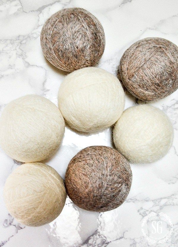 how to make these easy diy dryer balls