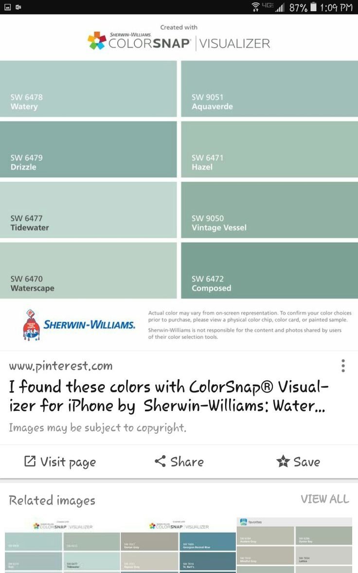 the color chart for this website shows what colors are used to paint them and how they can