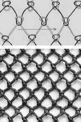 two pictures showing the same pattern as they appear in this image