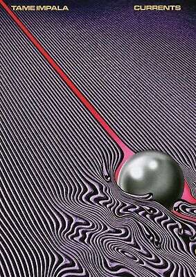 the cover art for tame impala's current album currents, which features an image of