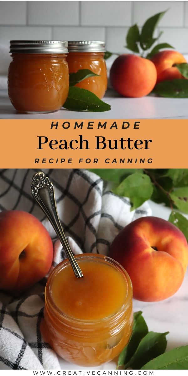 homemade peach butter recipe for canning