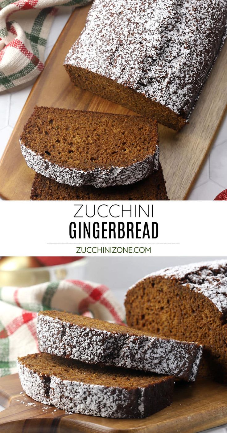 this zucchini gingerbread bread is so good it's easy to make