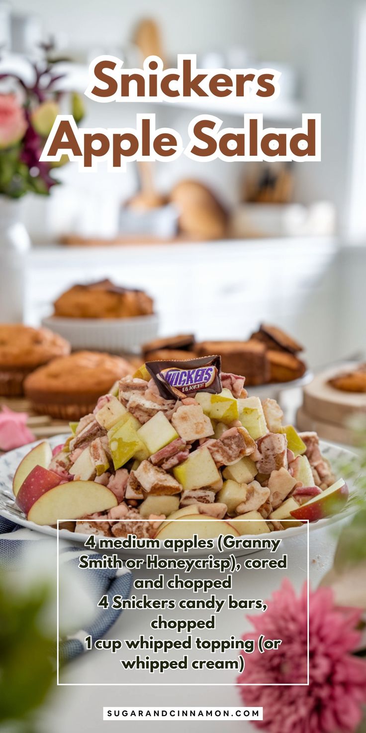 a plate with apples and other food on it, next to some cookies in the background