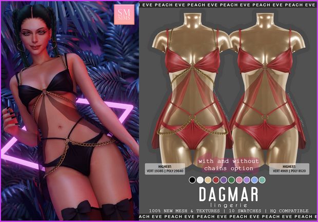 PEACH | Dagmar Lingerie | SM Sims on Patreon Sm Sims, Ts4 Patreon, Strip Club Outfit, Free Sims 4, Sims 4 Dresses, Sims 4 Characters, Sims Four, Sims4 Clothes, Sims 4 Cc Packs