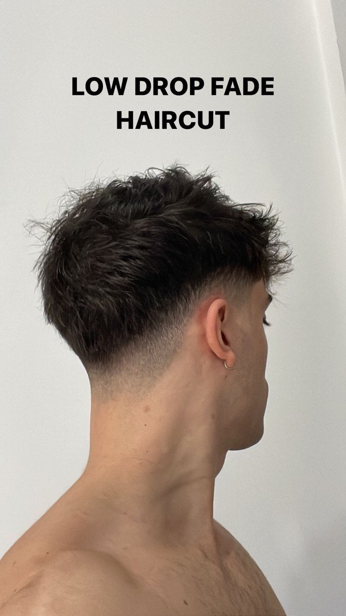 A close-up photo of a stylish drop fade haircut with clean lines and a well-defined transition from short sides to longer hair on top. The hair is neatly styled and creates a sharp, modern look." Low Drop Fade, Old Hollywood Hairstyles, Hollywood Hairstyles, Taper Fade Short Hair, Fade Haircut Curly Hair, Old Hollywood Hair, Drop Fade Haircut, Drop Fade, Mens Haircuts Short Hair