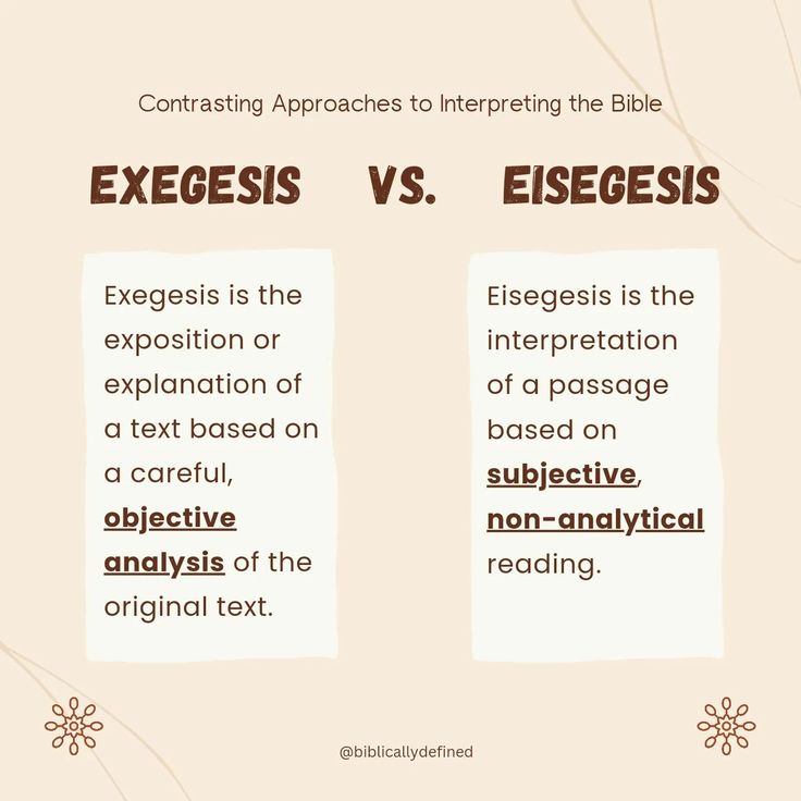 two pieces of paper with the words exegesis and essegies on them