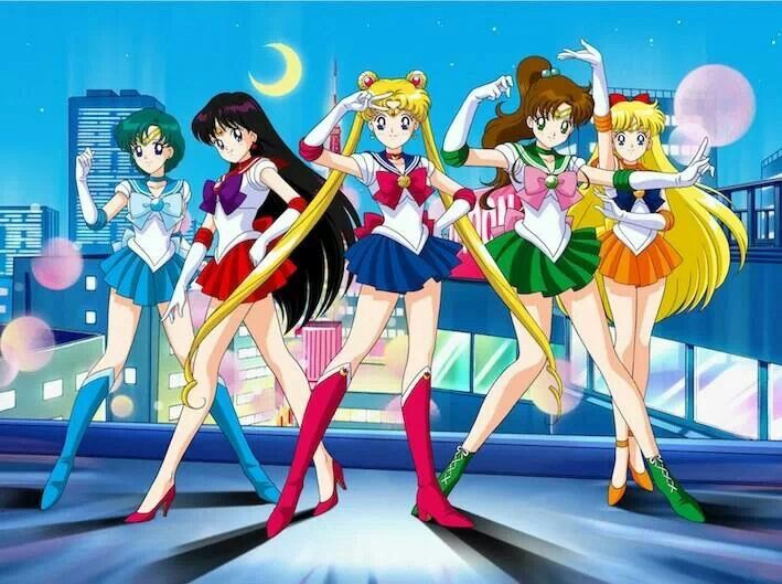 sailor moon is listed as one of the most popular anime series