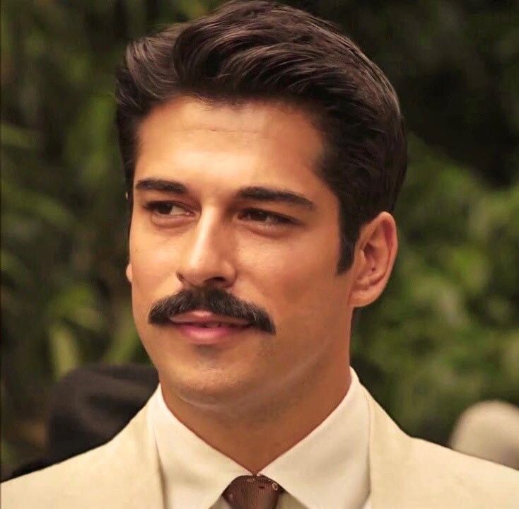 Men’s Haircut With Mustache, Turkish Mustache, Turkish Haircut, Men With Moustache, Man Face Reference, Moustache Aesthetic, Guys With Mustaches, Men With Mustaches, Man With Moustache