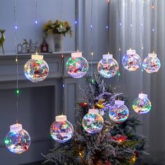 Diy Christmas Ball, Led Garland, Led Curtain Lights, String Ball Lights, Ball Lamps, Navidad Diy, Light Garland, Decorating With Christmas Lights, Ball Lights