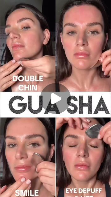 Sarah Fraggis on Instagram: "Transform your face shape and say goodbye to wrinkles with the power of gua sha and this master
routine! 

✨ Save this routine and follow along for incredible results you won't believe! 

This ancient technique helps improve circulation, reduce puffiness, and promote lymphatic drainage for a more radiant complexion. 

Everything I'm using and full tutorials can be found at filterlessera.com linked in bio 

xo- Sarah 

#guasha #skincaresecrets #guashatutorial #saveforlater #skincaretips" Face Roller Vs Gua Sha, Gua Sha Technique Slim Face, Gua Sha Routine For Slim Face, Stomach Gua Sha Routine, Gua Sha Results, Gua Sha Face Fat Loss, Gua Sha Massage, Facial Yoga, Ways To Stay Healthy