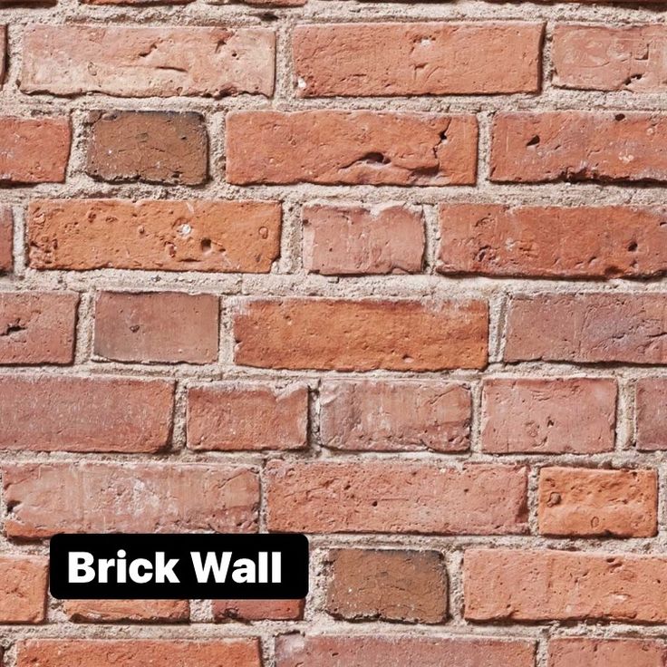 a brick wall with the words brick wall on it