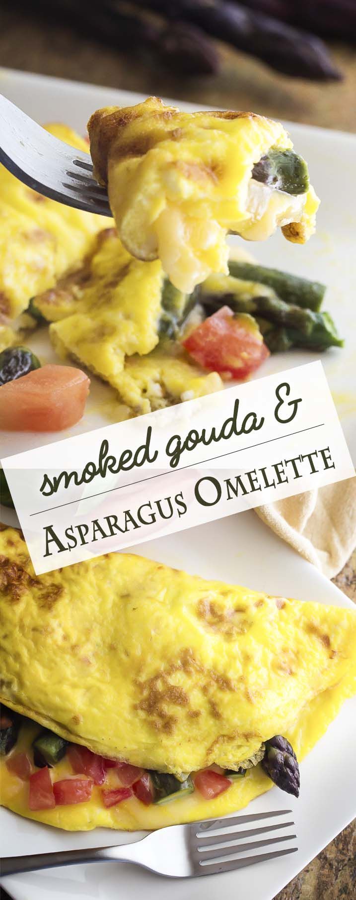 an omelette is on a plate with a fork