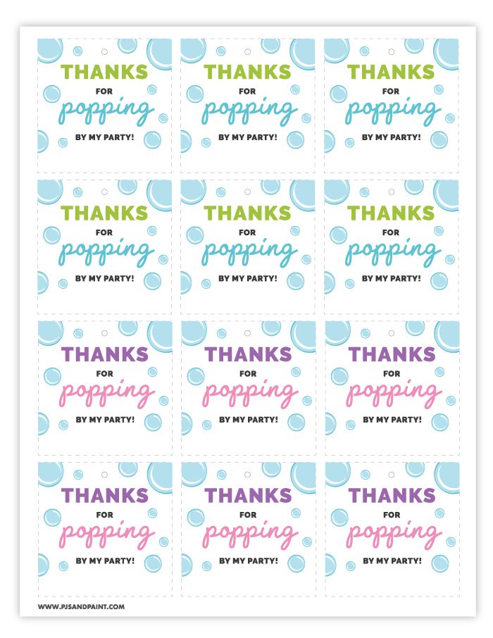 printable thank tags with the words thanks for washing in pink, blue and green