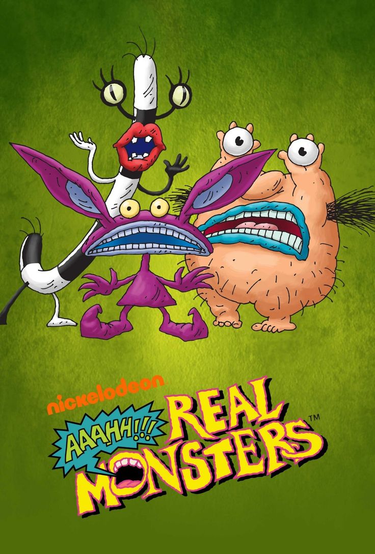 an image of cartoon characters in the movie real monsters