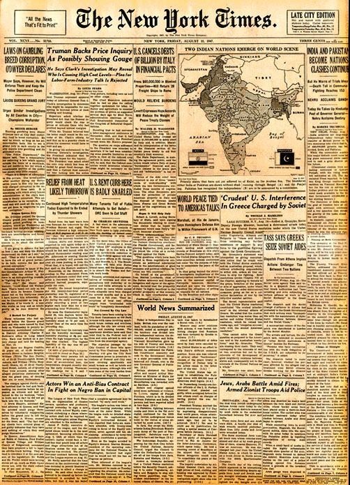 an old newspaper with the new york times on it's front page and other articles