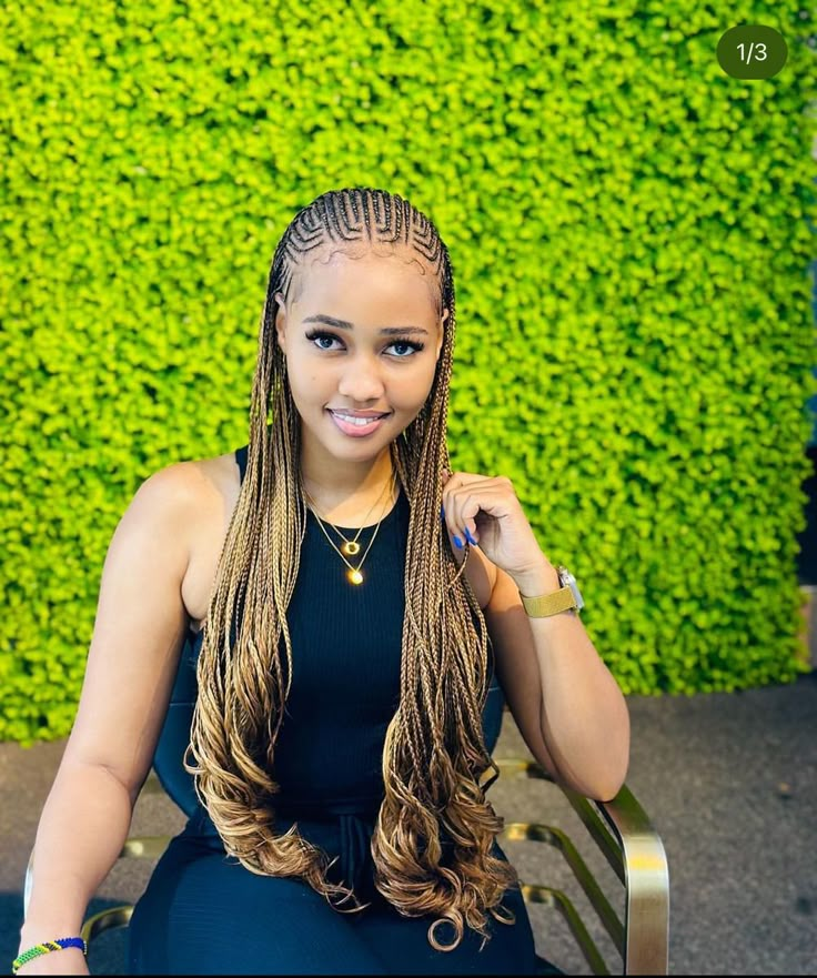 New Cornrow Hairstyles 2024, French Curls Cornrows, Trending Braids 2024, Braided Cornrow Hairstyles 2024 Trends, Fulani Braids With French Curls, Cornrow With Curls, Trending Cornrows Hairstyles, 2024 Braids For Black Women, French Curls Hairstyles