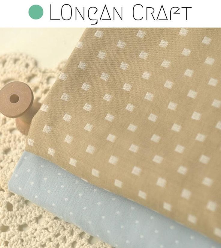 an image of some fabric with the words longan craft on it