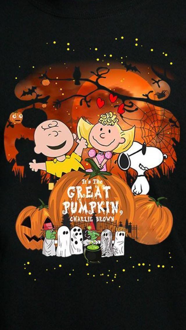 peanuts and charlie brown halloween t - shirt with pumpkins, jack and friends on it