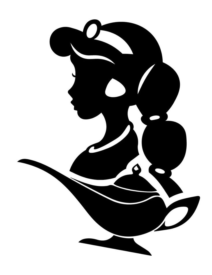 a black and white silhouette of a woman with a bird on her shoulder, wearing a tiara