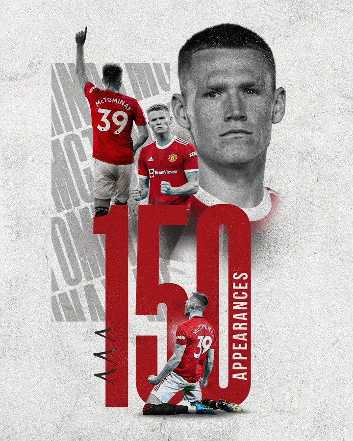 an advertisement for the manchester united football team