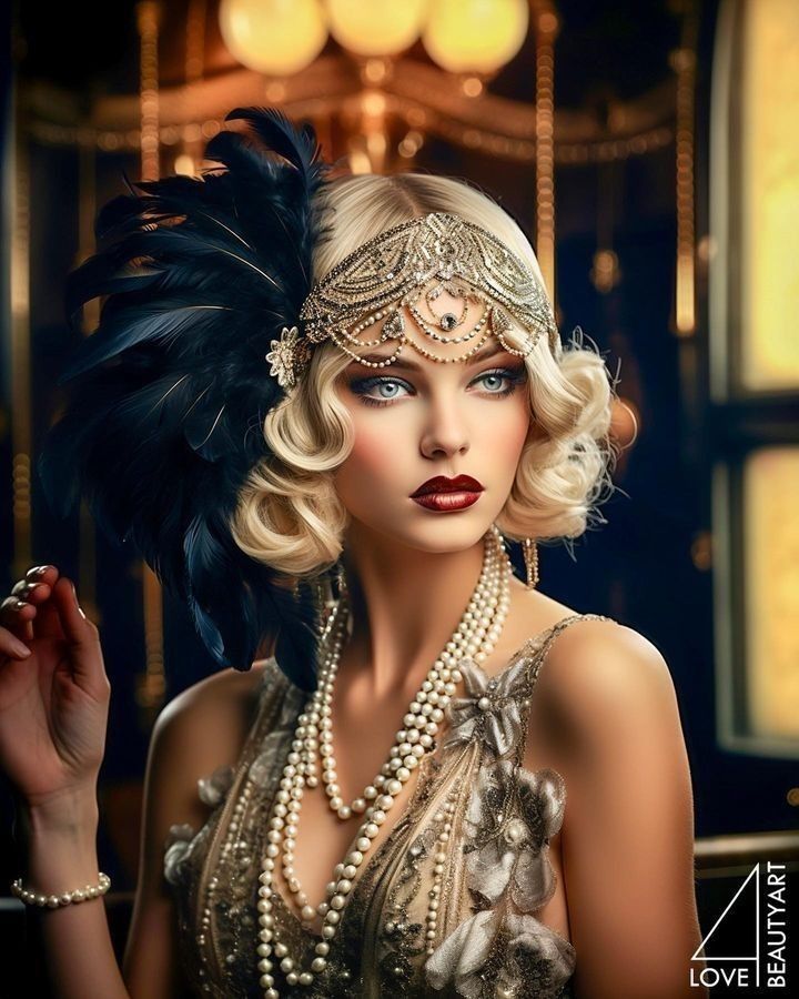 Odd Images, 1930s Aesthetic, Great Gatsby Outfit, Gatsby Makeup, Estilo Charleston, Gatsby Party Outfit, Gatsby Outfit, Look Gatsby, 20s Hair