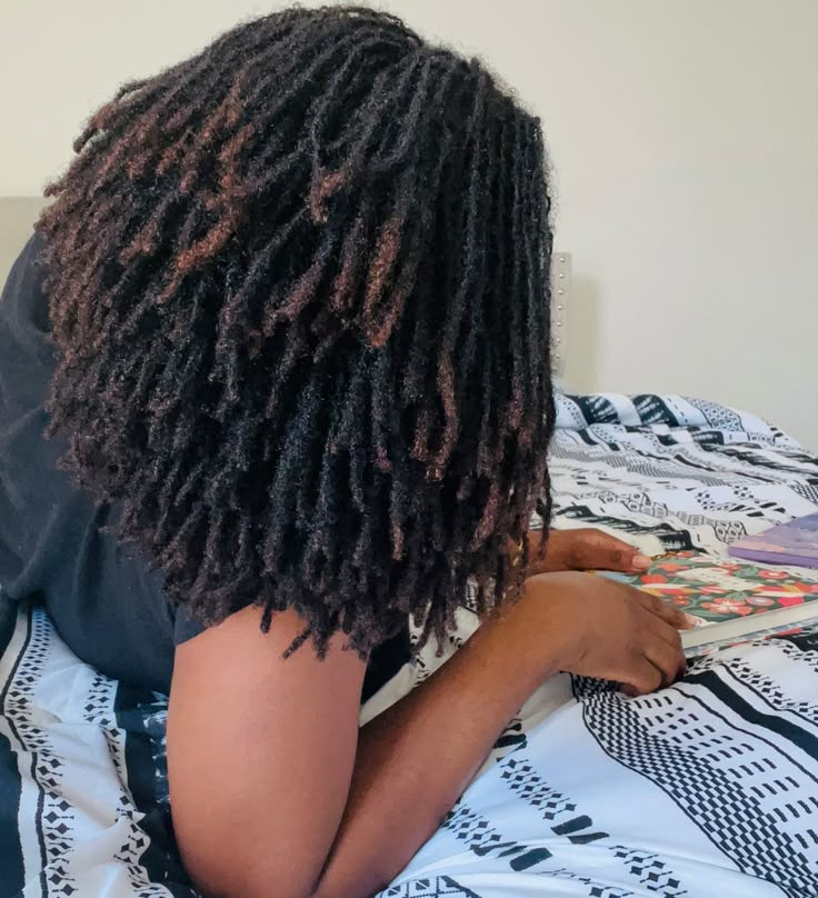 Microlocs, natural hair styles, locs, small locs 💜 Dreadlocks Hair Care, Small Locs, Styles Locs, Locs Journey, Micro Locs, Beautiful Dreadlocks, Sister Locs, Loc Inspiration, Short Locs Hairstyles