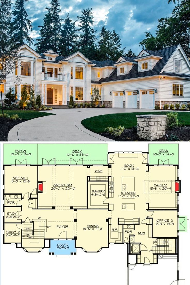 the floor plan for this house is very large and has lots of space to put in it