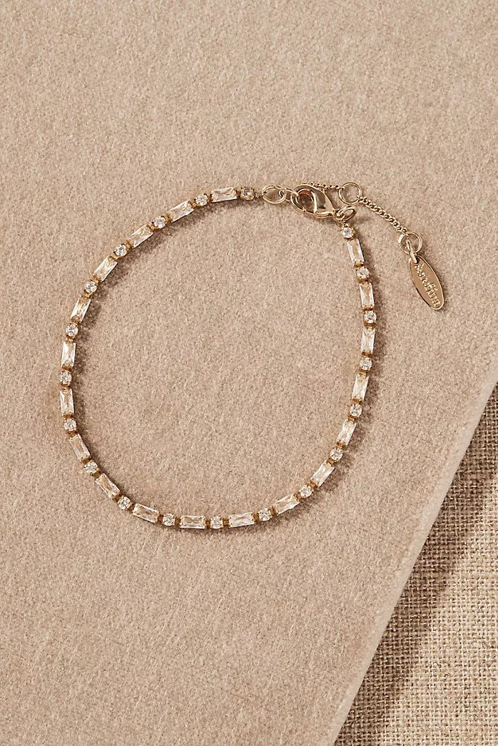 BHLDN Wedding Collection | Bridal Gowns & More | Anthropologie Gold Bridal Bracelet, Pisces Bracelet, Bride Bracelet, Bhldn Wedding, Crystal Anklet, Crystal Chandelier Earrings, Back Necklace, Wedding Bracelets, Jewelry Lookbook