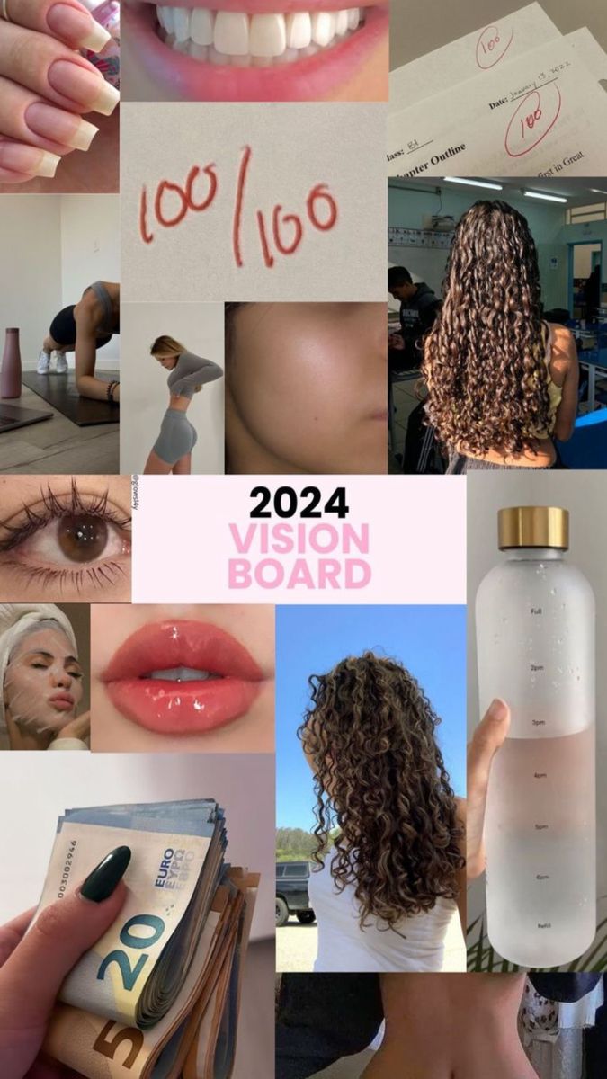 Manifesting Vision Board, Dream Vision Board, Life Vision Board, The Glow Up, Vision Board Manifestation, Vision Board Inspiration, Healthy Lifestyle Motivation, Beauty Goals, Healthy Lifestyle Inspiration