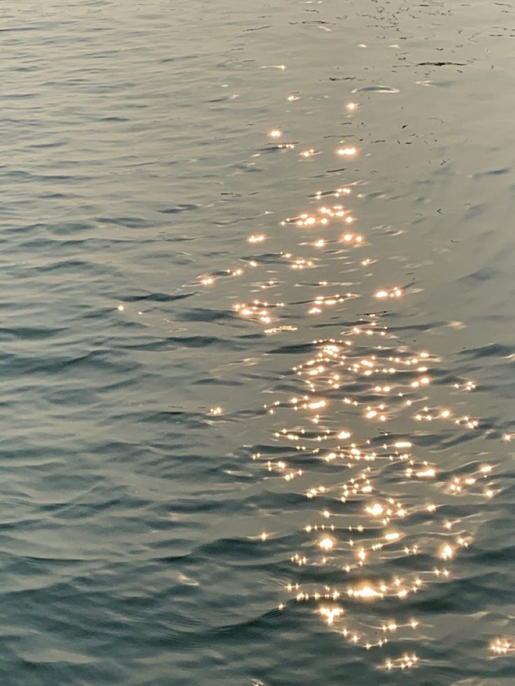 the sun shines brightly on the water as it reflects off the surface of the water