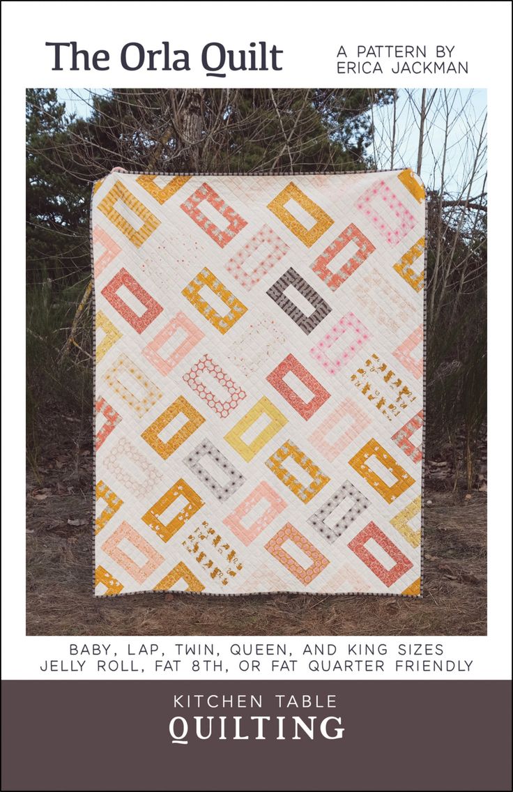 the orla quilt pattern is featured in this book