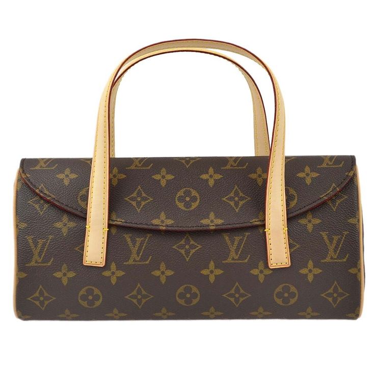 Louis Vuitton Sonatine Handbag Monogram M51902 Description OUTSIDE: SA: GREAT CONDITION!! Suntan and discoloration on the leather parts. INSIDE: SA: GREAT CONDITION!! S : New or new without a tag. SA : Excellent condition. A : Good condition with minor sigh of use. AB : Used condition with some damages. B : Obvious sigh of use with heavy damages. Details                 Number : VI0093 Pocket : Outside: - Inside: Pocket x1 Size (Inch) : W 11.4 x H 5.9 x D 2.4 " Handle Drop. 3.5 " Size (CM) : W 29.0 x H 15.0 x D 6.0 cm Handle Drop. 9.0 cm Color : Brown Material : Monogram Canvas, Leather Comes with : Box, Care Manual(JP) Made in : France SKU Number : 182050 (25)  Shipping Free Shipping Worldwide. -[Expedited] DHL or EMS or FedEx (can't choose carrier) Ship within 2-3 days with tracking numb Formal Shoulder Bag With Removable Pouch In Monogram Canvas, Formal Monogram Canvas Shoulder Bag With Removable Pouch, Formal Monogram Canvas Shoulder Bag With Detachable Handle, Formal Monogram Canvas Bag With Top Handle, Luxury Monogram Canvas Formal Bag, Formal Monogram Canvas Bag With Dust Bag, Formal Shoulder Bag With Detachable Handle In Coated Canvas, Designer Formal Bags In Monogram Canvas, Formal Monogram Canvas Rectangular Bag