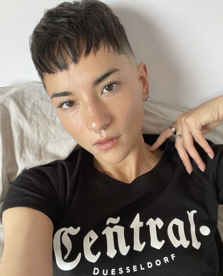 Jessie Mei Li, Shaved Pixie, Half Shaved Hair, The Fade, New Haircut, Punk Hair, Instagram Baby, New Haircuts, Thanks So Much