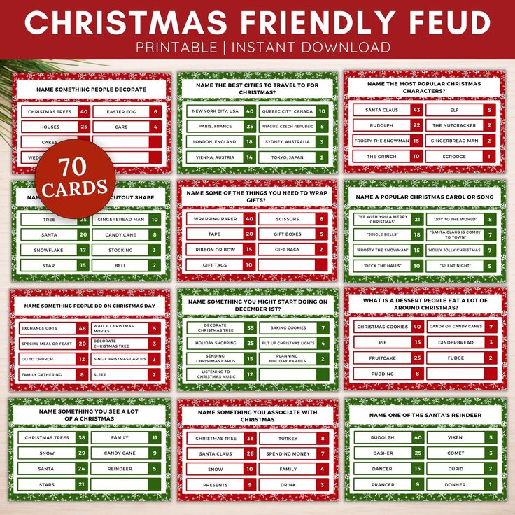 printable christmas friendy feed cards with the words,