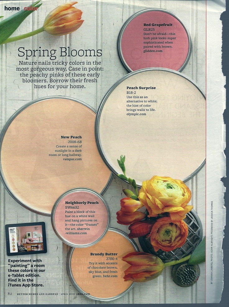 an advertisement with flowers on it for spring blooms