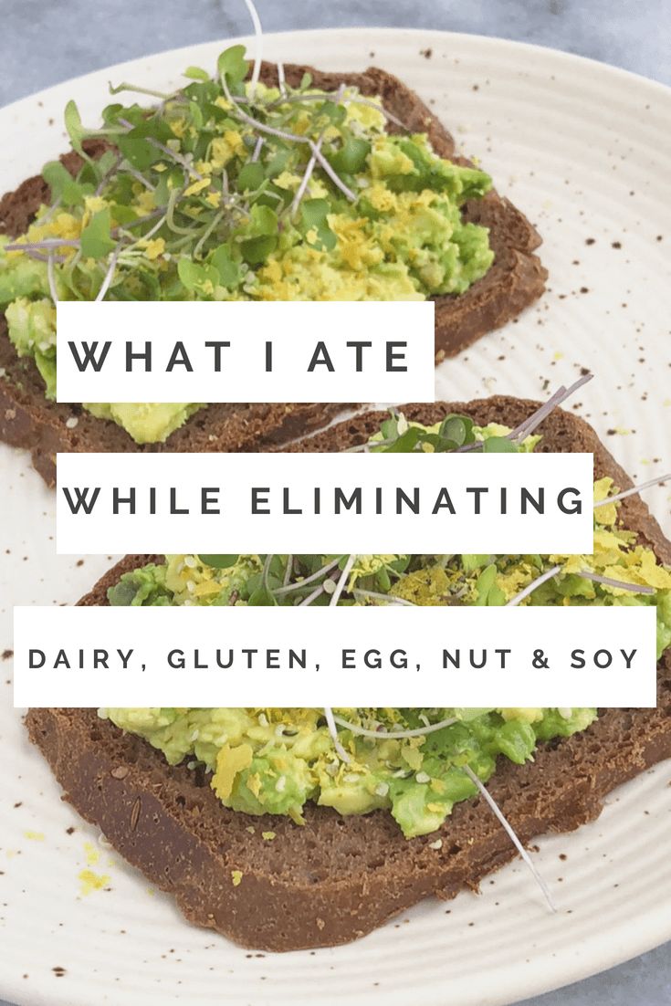 what i ate while eliminating dairy, gluten, egg, nut & soy