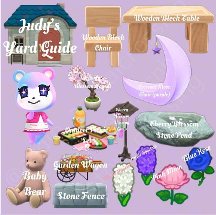 Judy's yard guide Acnh Guide, Acnh Yard, Ac Ideas, Pink Island, Garden Wagon, Hee Man, Animal Crossing 3ds, Animal Crossing Guide, Animal Crossing Characters